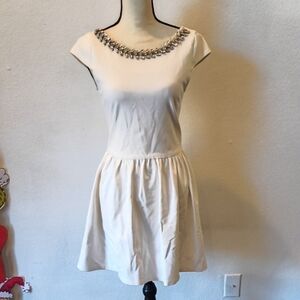 Chelsea & Violet White Embellished Mini Dress